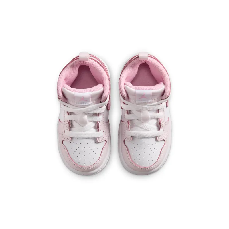 Jordan 1 Mid TD “Pearl Pink White” (DQ8425-600)