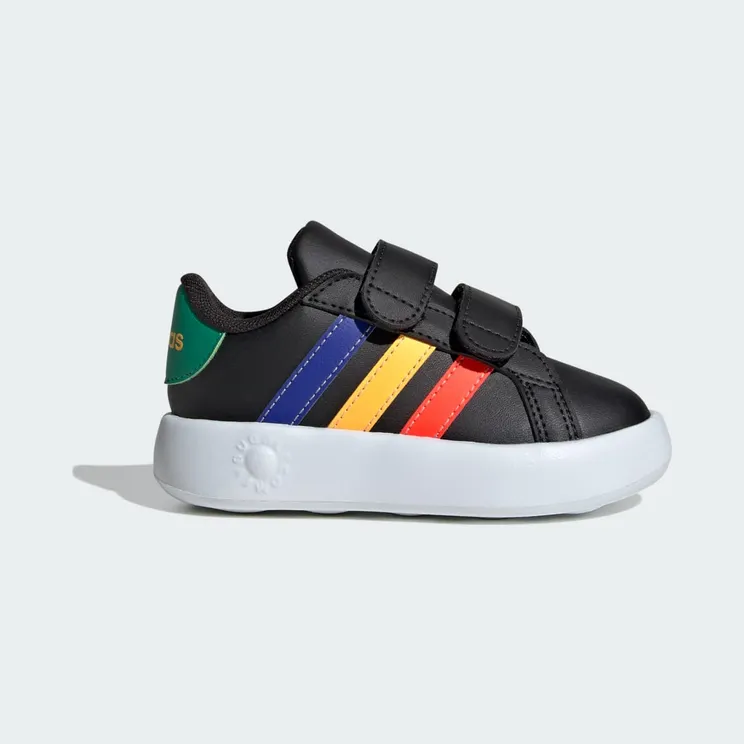 adidas Grand Court 2.0 Core Black / Lucid Blue / Court Green (IE1372)