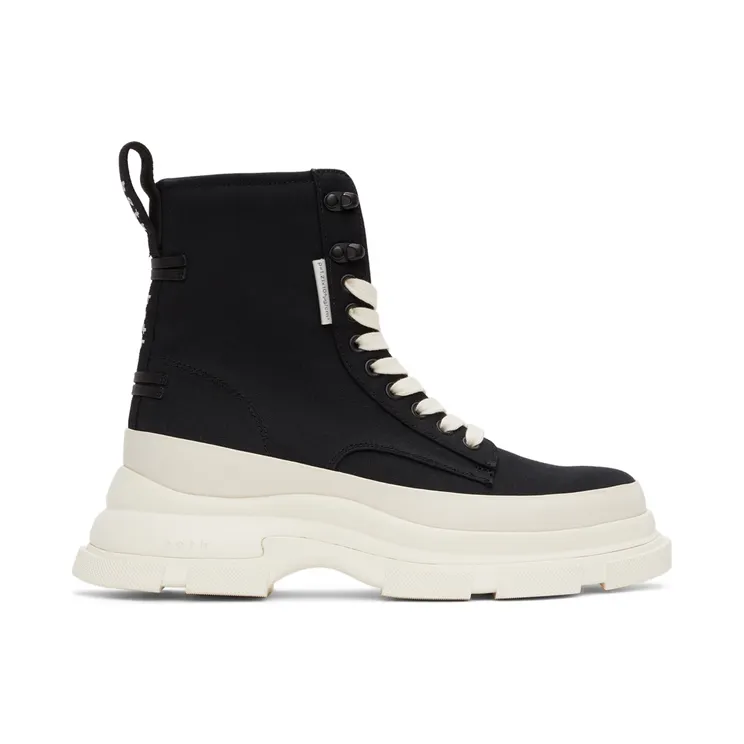 both Black & White Gao High-Top Sneakers (EVH102-MF421-01090)