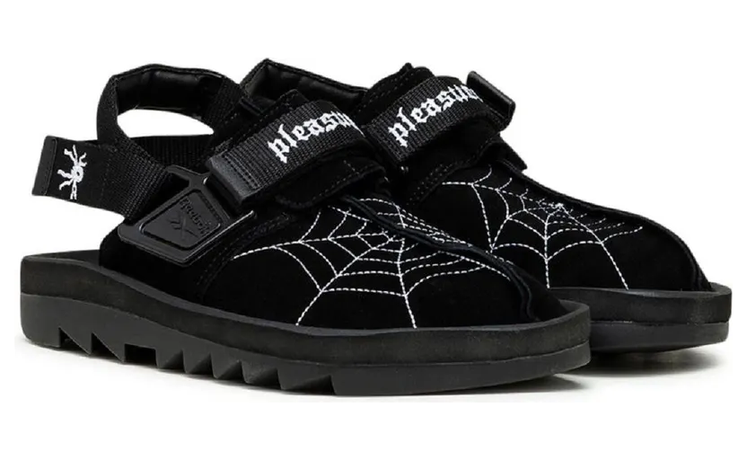 Reebok x Pleasures Beatnik ‘Spider Web’ Black White (2020) (FY3418)