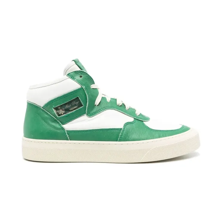 Rhude High-Top-Sneakers mit Schnürung “Green” (RHSS23FO264892950118)