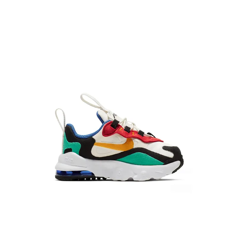 Nike Air Max 270 React Phantom Multi-Color (TD) Phantom/University Gold-University Red-Black-Kinetic Green-Hyper Royal (CD2654-001)