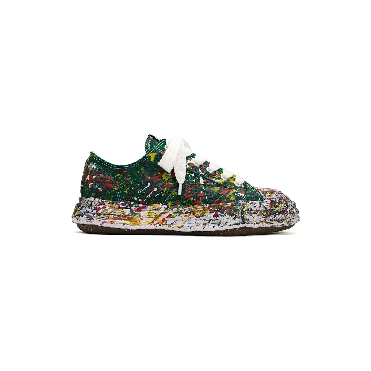 Maison Mihara Yasuhiro Peterson23 OG Sole Canvas Low Sputtering Paint Green (A14FW725-GRN)