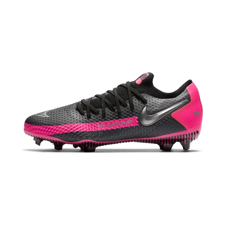 Nike Phantom GT Pro FG Black Pink Blast (GS) “Black / Pink Blast / Metallic Silver” (CK8473-006)