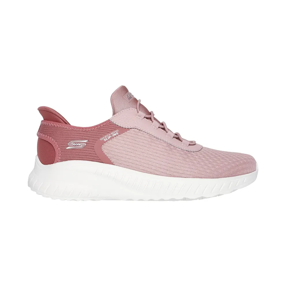 Skechers Slip-ins: BOBS Sport Squad Chaos – In Color – Blush Rosa – “Pink” (117504 BLSH)