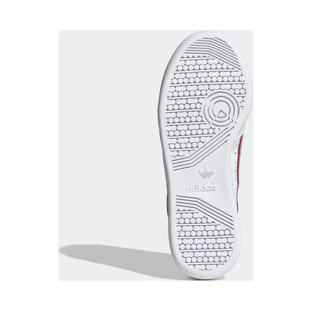 adidas Continental 80 Cloud White / Silver Metallic / Scarlet (FV8199)