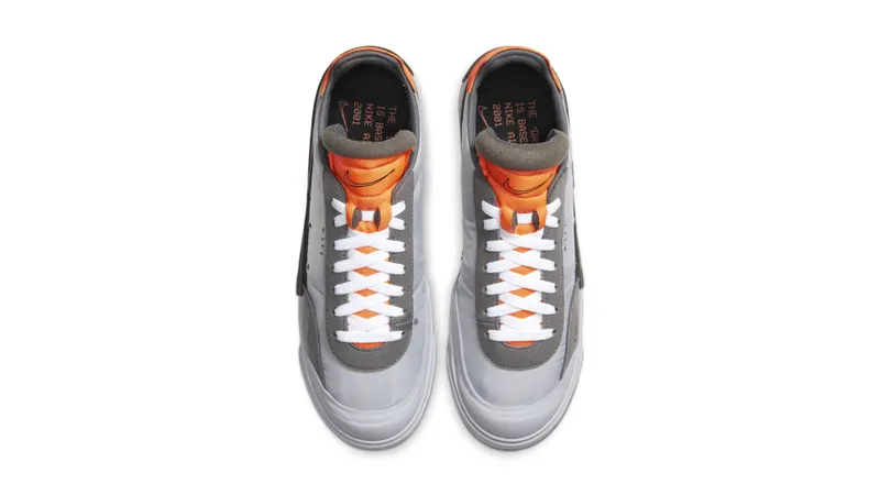 Nike Drop Type Lx Wolf Grey Total Orange Wolf Grey/Total Orange-Dark Grey-Black (AV6697-002)