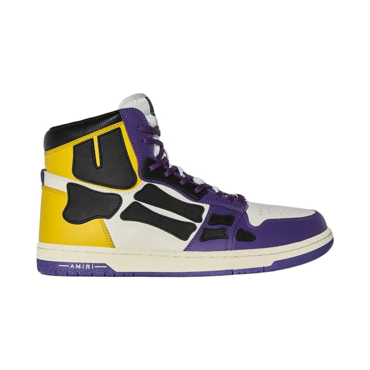 AMIRI Skel Top Hi Purple Gold Black White (PS22MFS002-511)