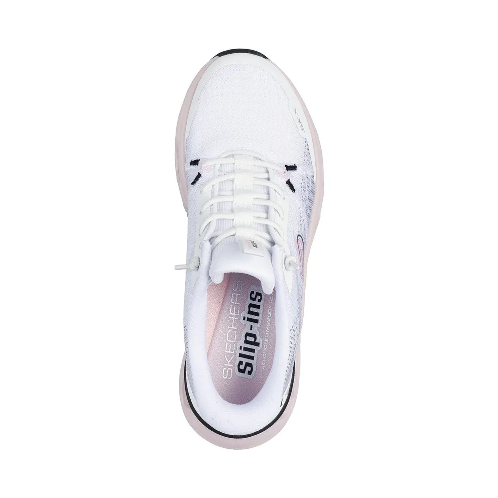 Skechers Slip-ins: Glide-Step Altus – Fast Lane – White / Black / Pink – “White” (150513 WBPK)