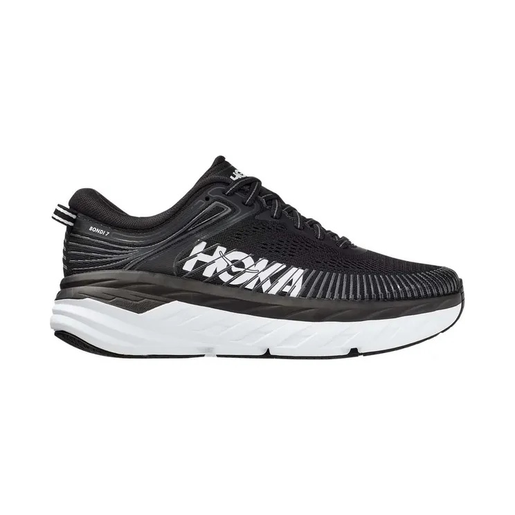 Hoka One One Bondi 7 Black White (W) (1110519-BWHT)