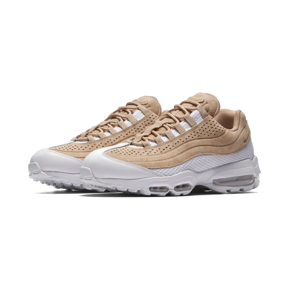 Nike Air Max 95 Ultra Prm Br “Vachetta Tan / White / Glacier Blue” (AO2438-200)