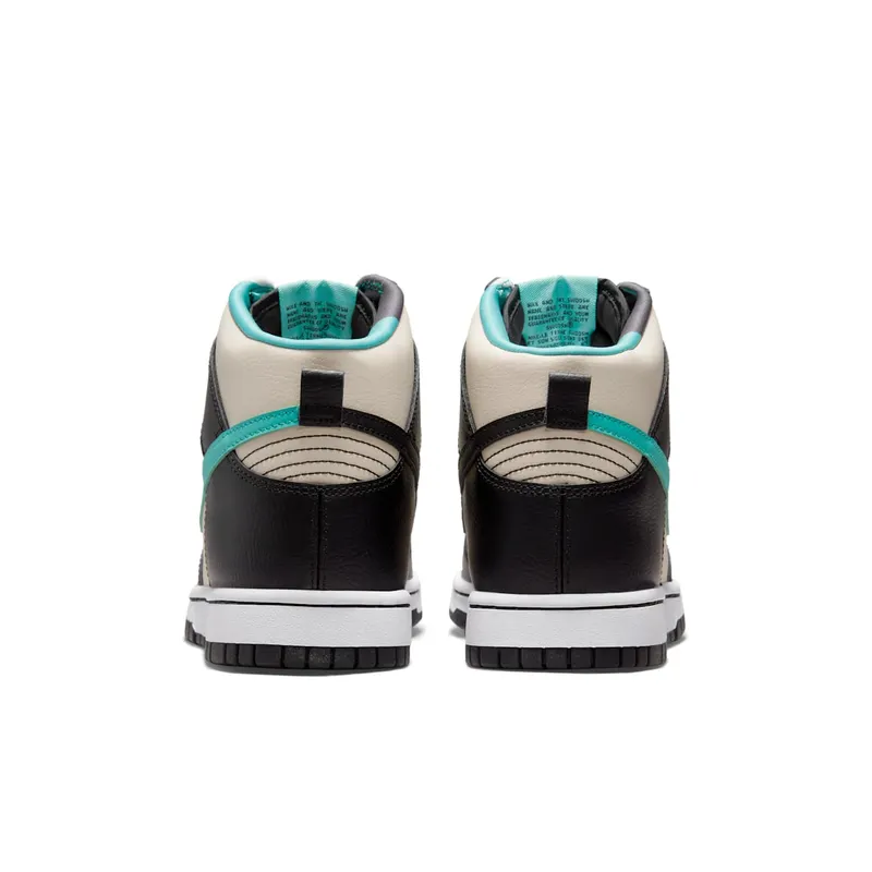 Nike Dunk High EMB Beige Black Washed Teal (DO9455-200)