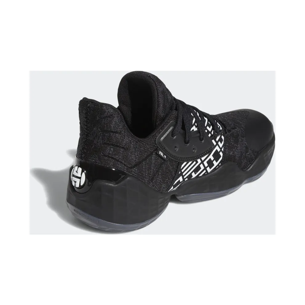 adidas Harden Vol. 4 Black White Core Black/Cloud White/Core Black (EH2410)