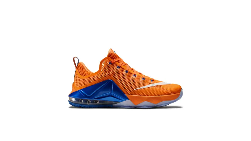 Nike LeBron 12 Low Cavs Classic Bright Citrus/White-Total Orange-Soar (724557-838)