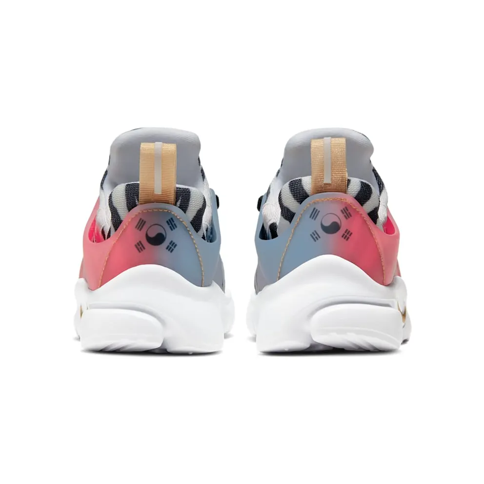 Nike Air Presto South Korea 2020 (TD) White/Black-Red Orbit-Metallic Gold (CW7461-100)