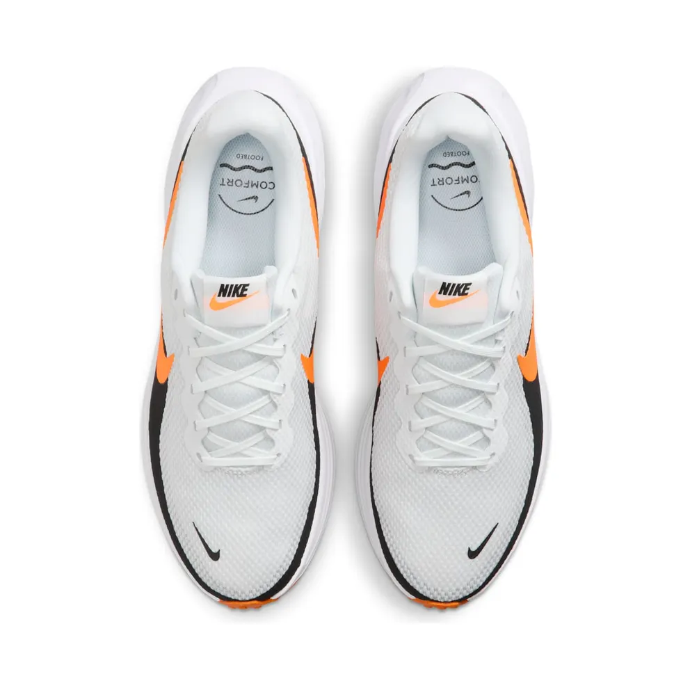 Nike Revolution 8 White Black Total Orange (HJ9198-106)
