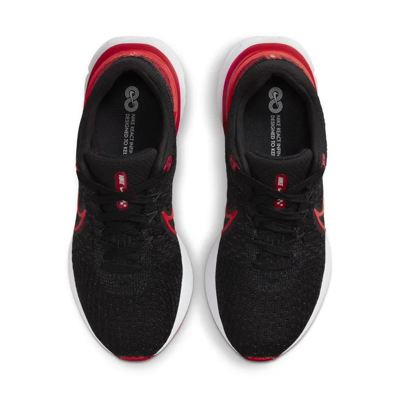 Nike React Infinity Run Flyknit 3 Road Running Black (DD3024-008)