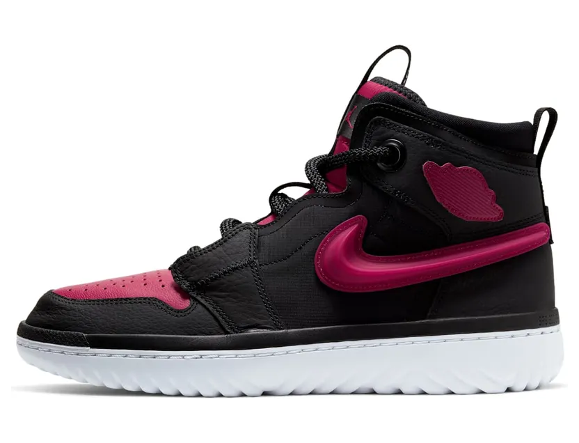 Jordan 1 High React Black Noble Red