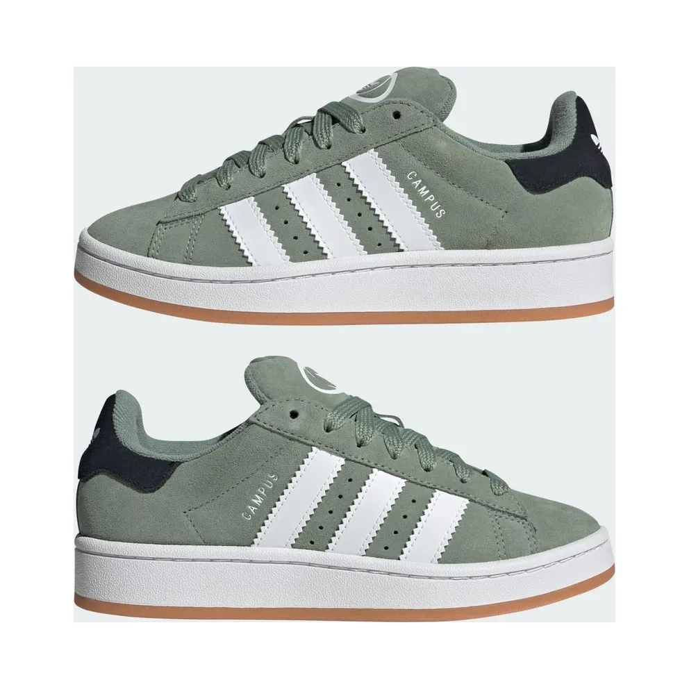 Adidas Campus 00s Silver Green / Cloud White / Gum (JI0283)