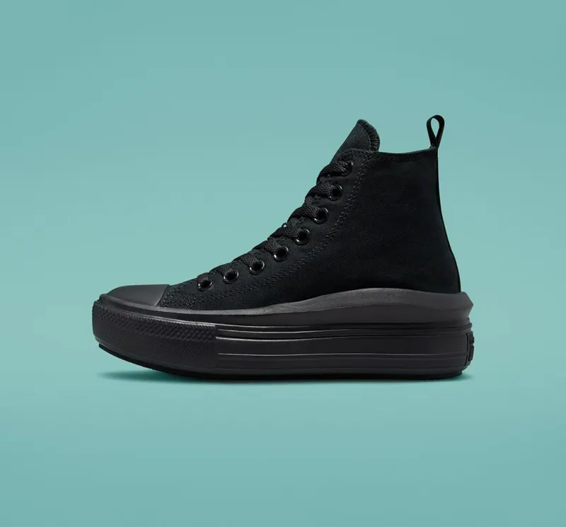 Converse Chuck Taylor All Star Move Platform Black/Black/dk Smoke Grey