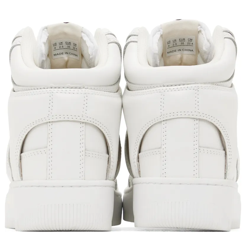 Isabel Marant White Leather Brooklee Sneakers (22PBK0188-22P069S) (4)