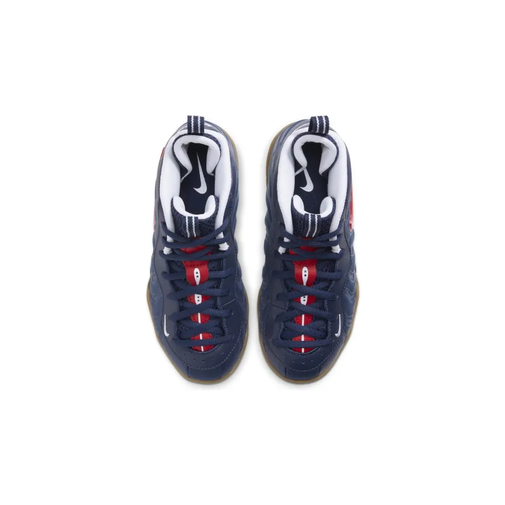 Nike Air Foamposite Pro Blue Void University Red (PS) Blue Void/Gum Light Brown-White-University Red (843755-405)