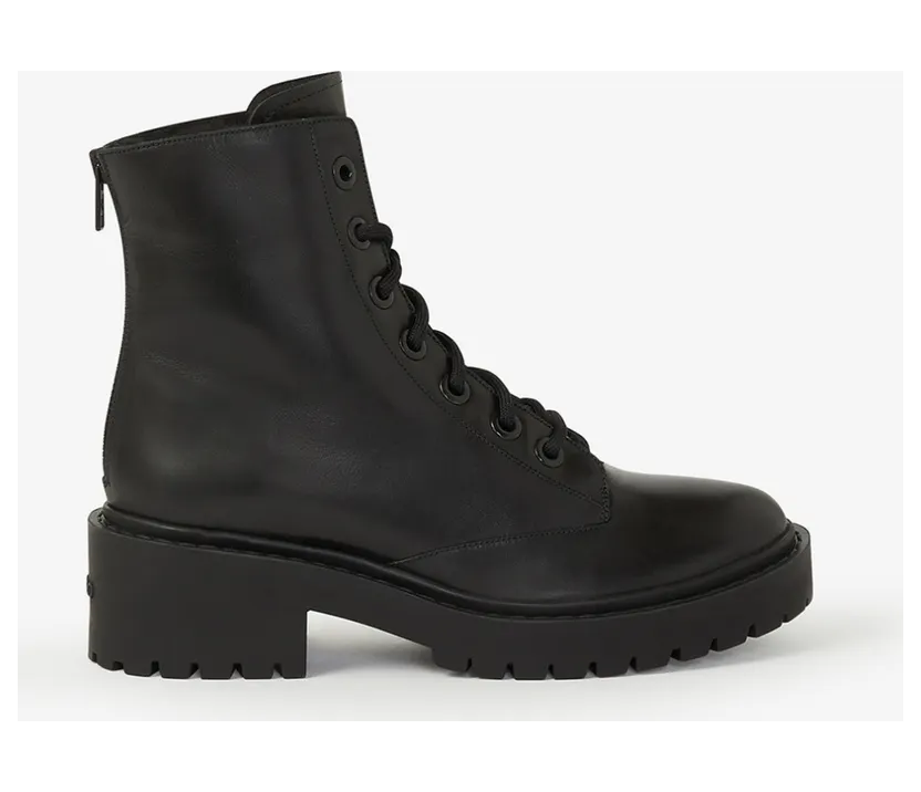 KENZO Bottines à lacets PIKE en cuir fourrées (FA62BT341L63)