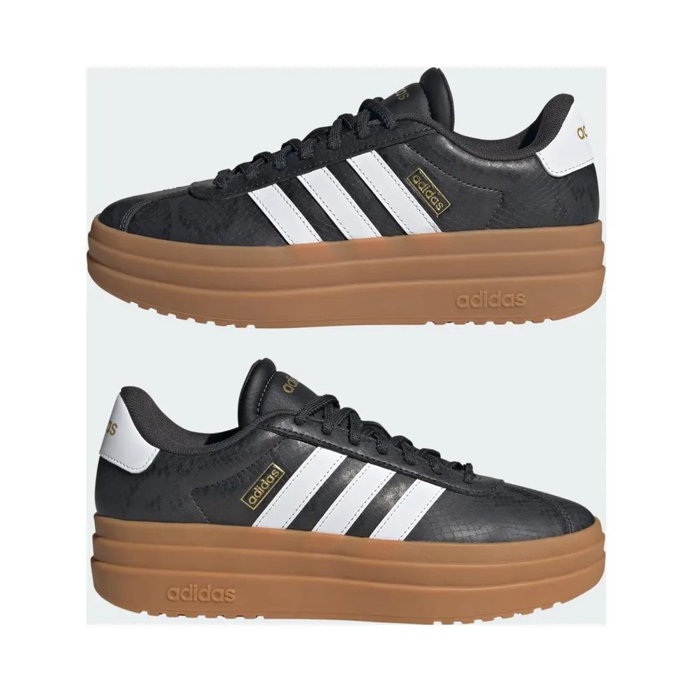 Adidas VL COURT BOLD Shoes Carbon / Cloud White / Gold Metallic (KH9454)