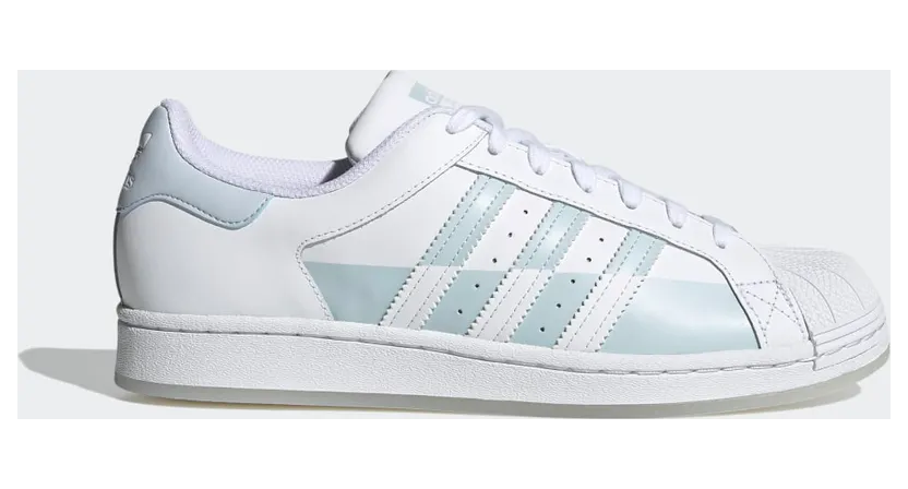 adidas Superstar Schuh Cloud White / Halo Blue / Cloud White (FX5533)