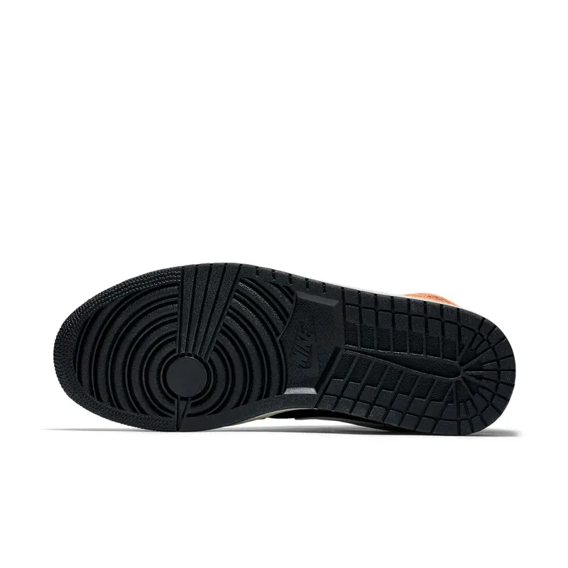 Jordan 1 Mid Black Cone Black/Cone-Light Bone (554724-062)