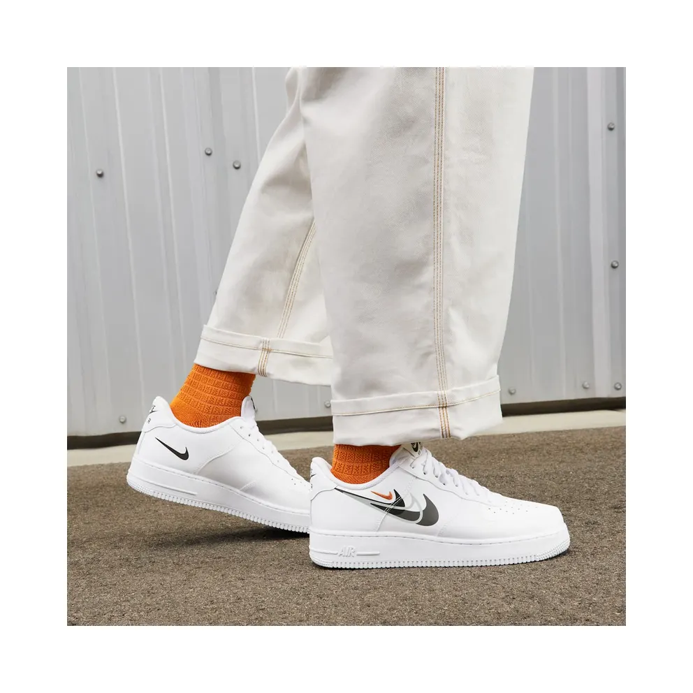 Nike Air Force 1 Low ’07 Multi Swoosh White Black (FN7807-100)