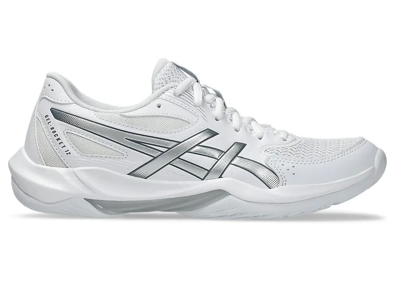 ASICS GEL-ROCKET 12 “White / Pure Silver” (1072A119-101)