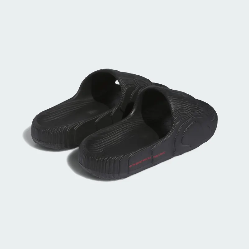 adidas Adilette 22 Slides Black Scarlet (ID4925)