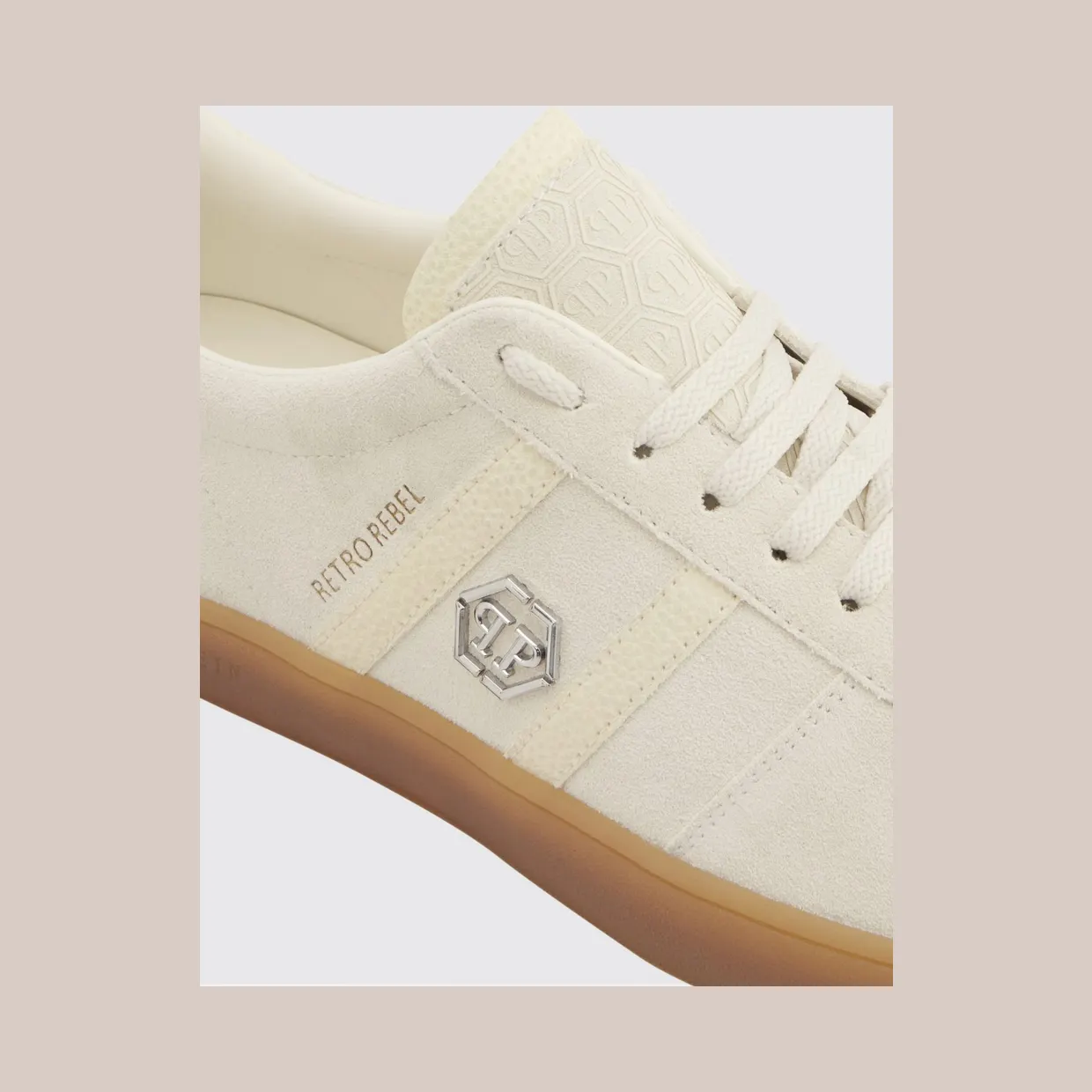 Philipp plein Retro Rebel Suede Sneakers White (PAFSUSC0941PLE010N01) (3)