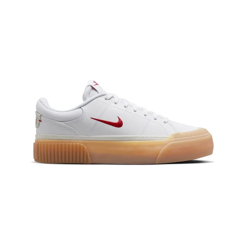 Nike Court Legacy Lift White Gum Yellow Sail University Red (FV5526-103)