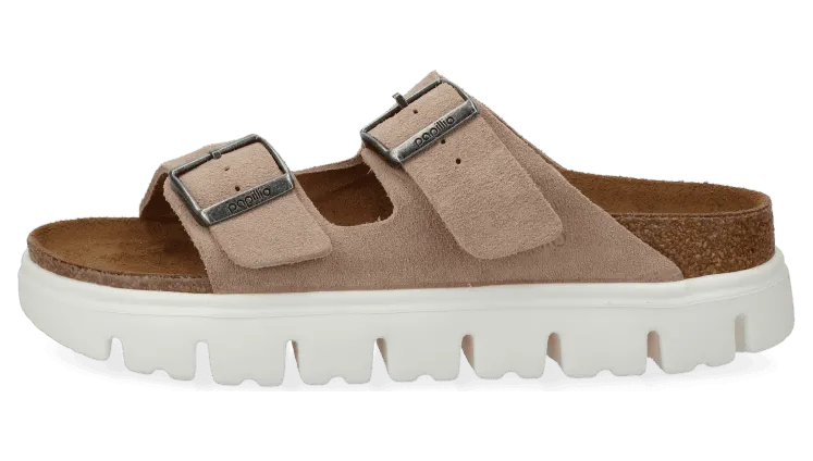 Birkenstock Arizona Chunky Suede Leather Warm Sand (Narrow Fit) (1024950)