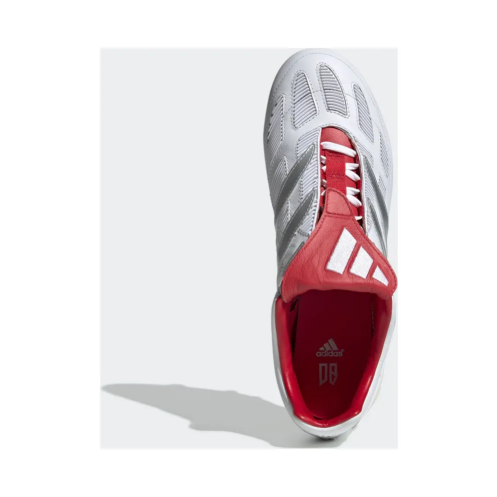 adidas Predator Precision FG 25 Year Pack David Beckham Footwear White/Silver Metallic/Predator Red (F97223)