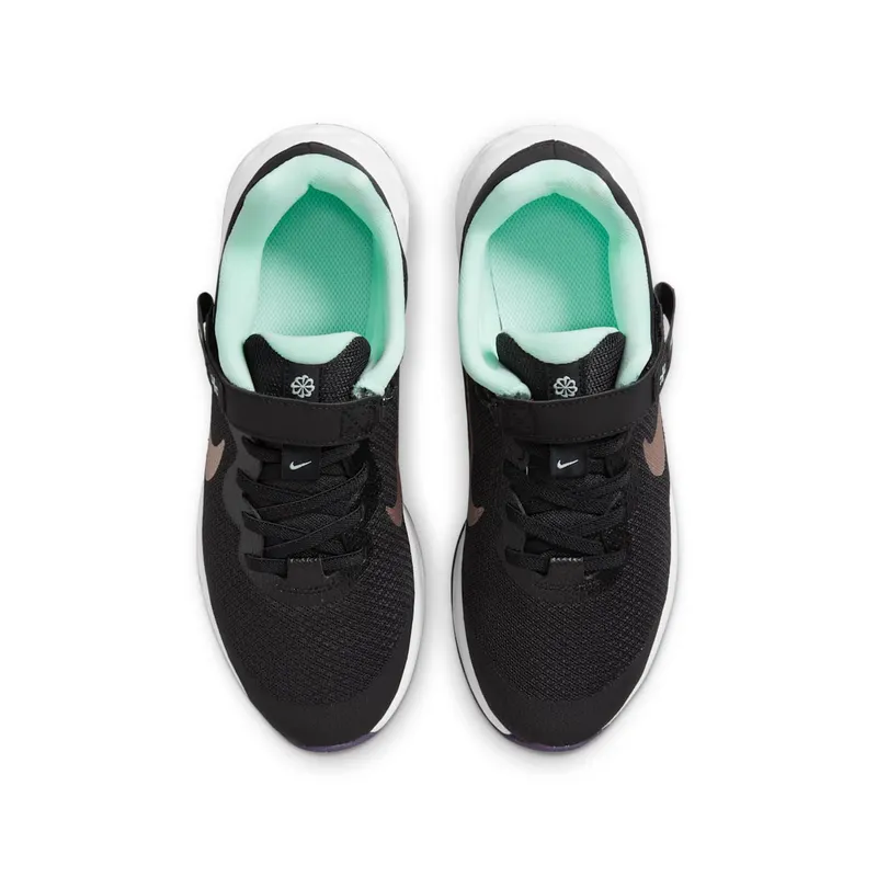 Nike Revolution 6 FlyEase Older Kids’ Easy On/Off Road Running Black 50% Sustainable Materials (DD1113-005)