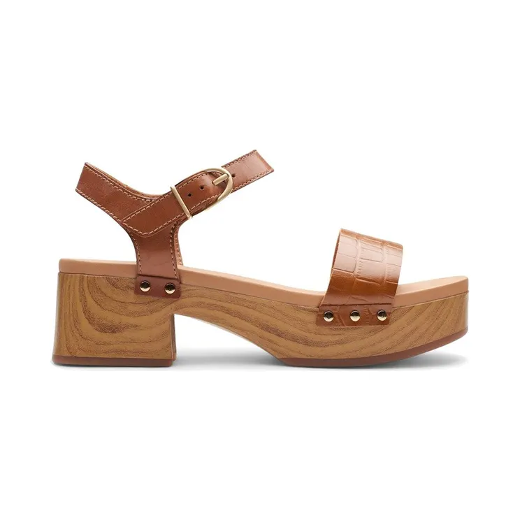 Clarks Sivanne Bay Tan Interest Leather (26177369)