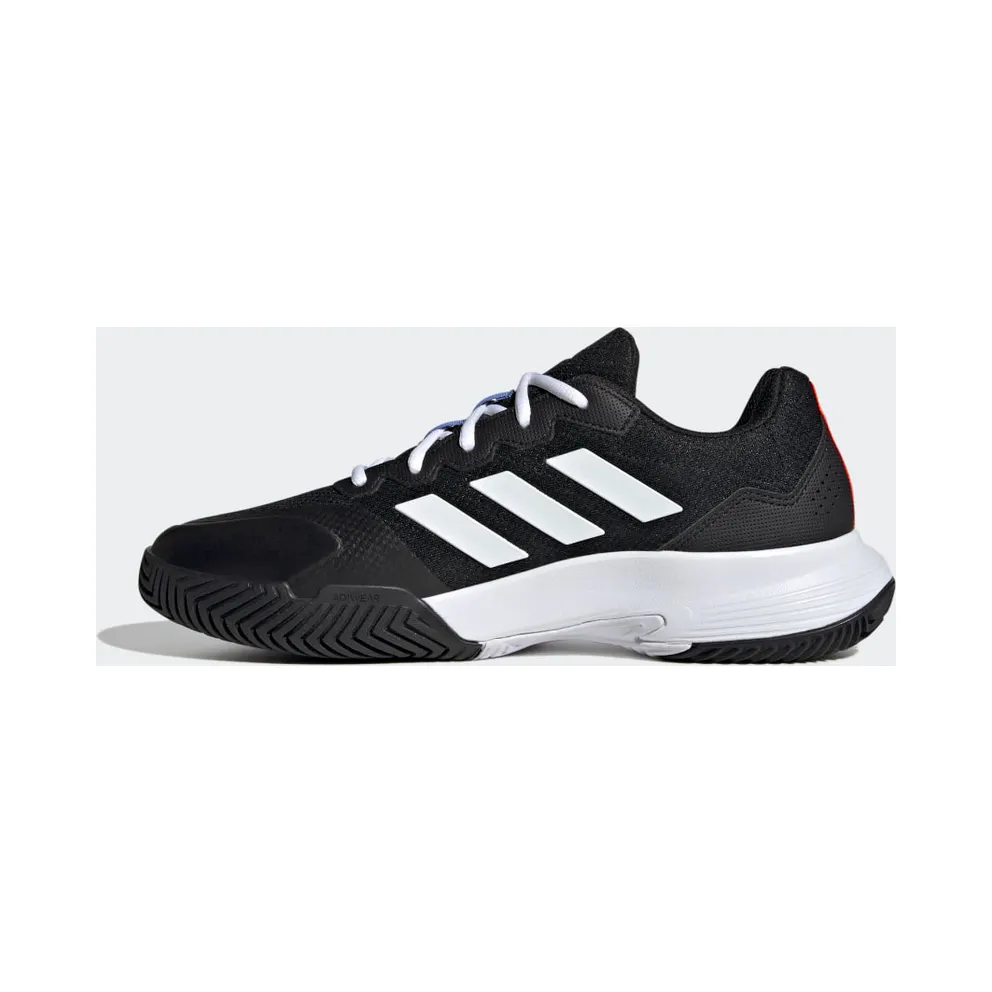adidas Gamecourt 2.0 Tennis Shoes Core Black / Cloud White / Solar Red (HQ8478)