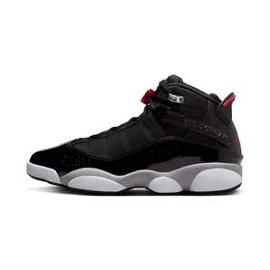 Jordan 6 Rings Black Cement “Black / White / Metallic Silver / Fire Red” (FZ4178-010)