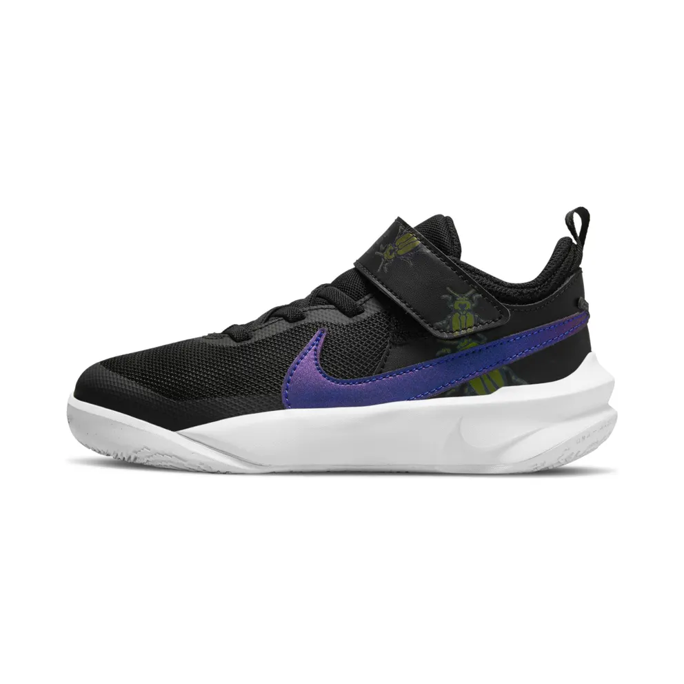 Nike Team Hustle D 10 SE “Black / Chlorine Blue / White / Multi-Colour” (CZ4180-001)