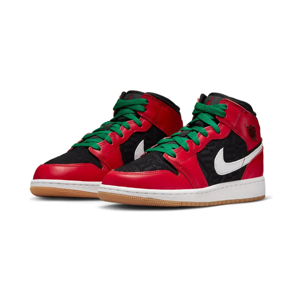Jordan 1 Mid SE GS “Christmas” (DQ8418-006)