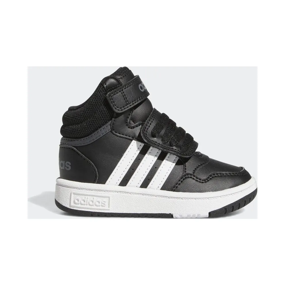 adidas Hoops Mid Schuh Core Black / Cloud White / Grey Six (GW0408)