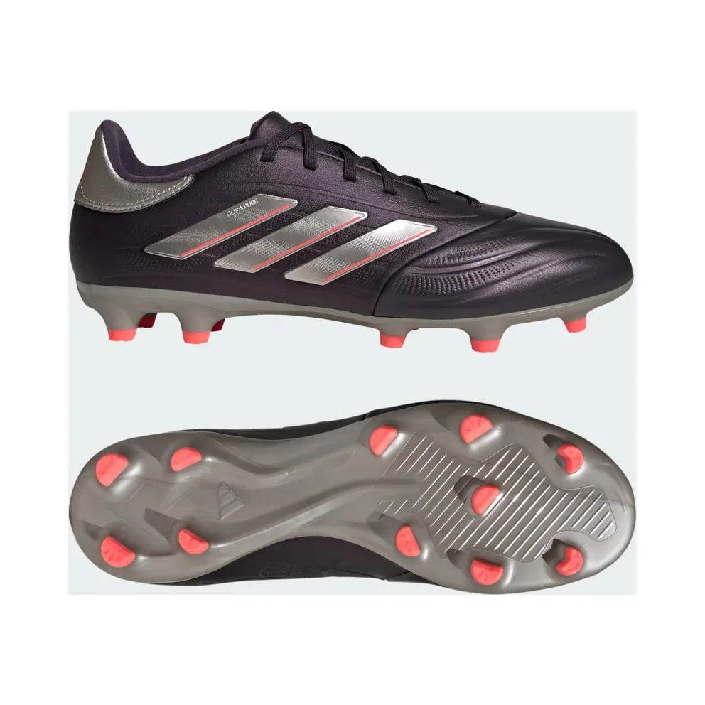 adidas Copa Pure 2 League FG Aurora Black Platinum Metallic Turbo (IG8716)