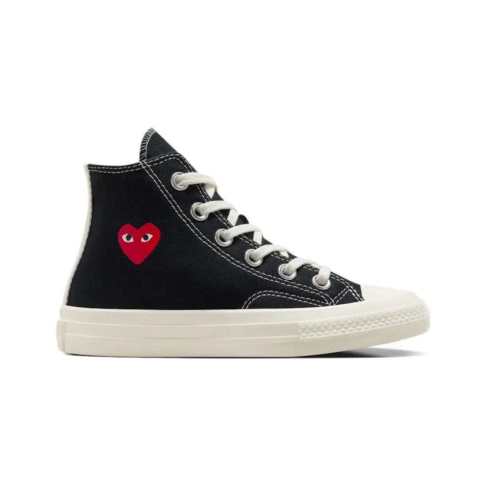 Converse Chuck Taylor All Star 70 Hi Comme des Garcons PLAY Single Heart Black (A08802C)