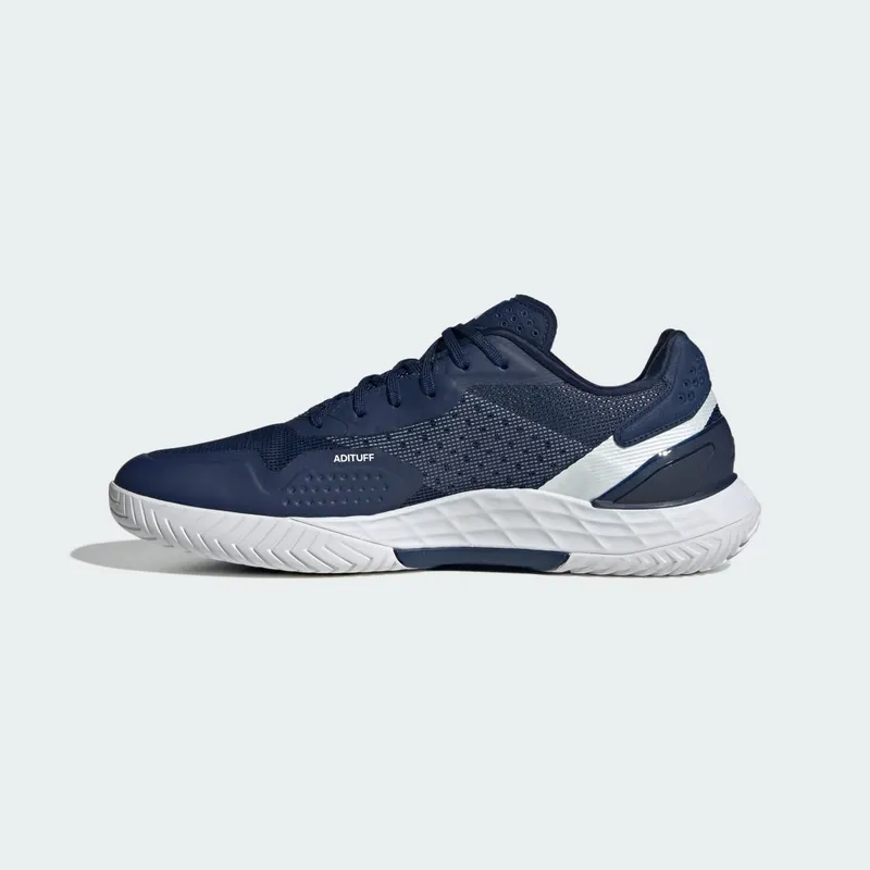 Adidas Defiant Speed 2 Tennis Shoes Dark Blue / Zero Metalic / Cloud White (KI8419)