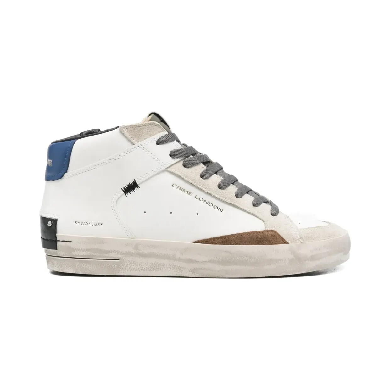 Crime London Sk8 Deluxe “White” (11151AA8)