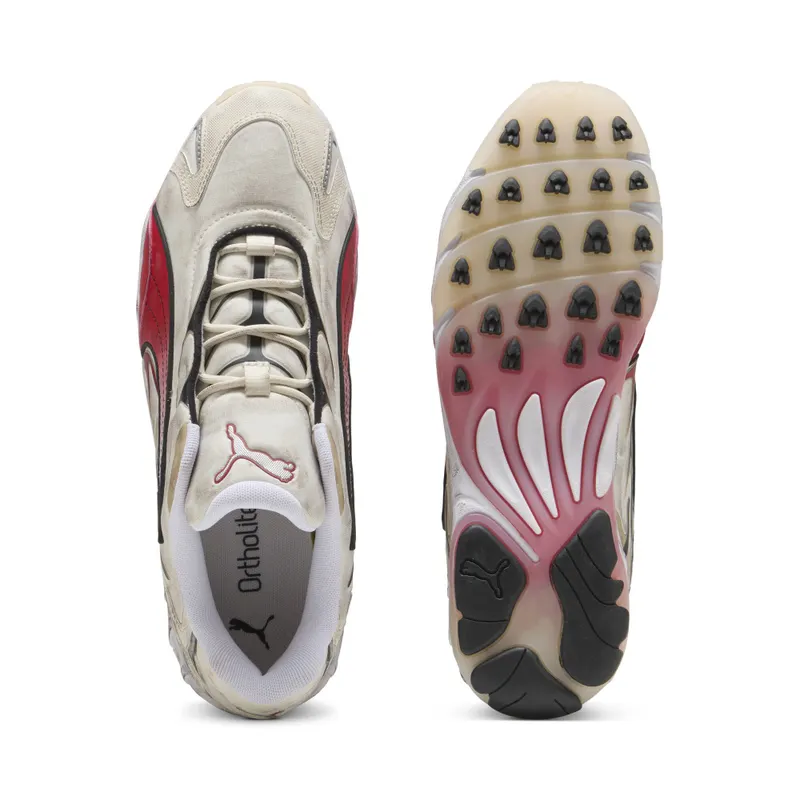 Puma Inhale Distressed “Alpine Snow / For All Time Red” (404532_02)