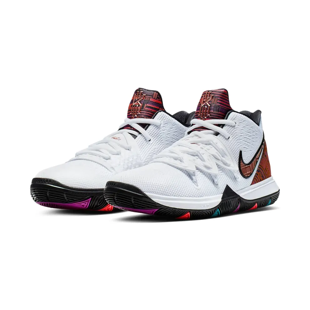 Nike Kyrie 5 BHM 2019 (GS) White/Multi-Color (CI7894-100)